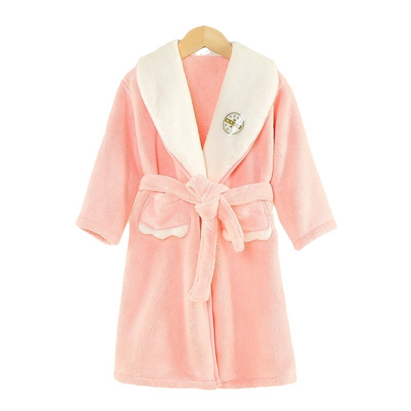 Baby Gown Nightwear - Bata de dibujos animados para niños,