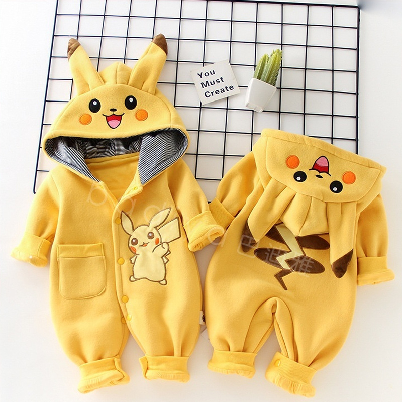 Baby Clothing Onesies - Pijamas de Dibujos Animados de Pocket