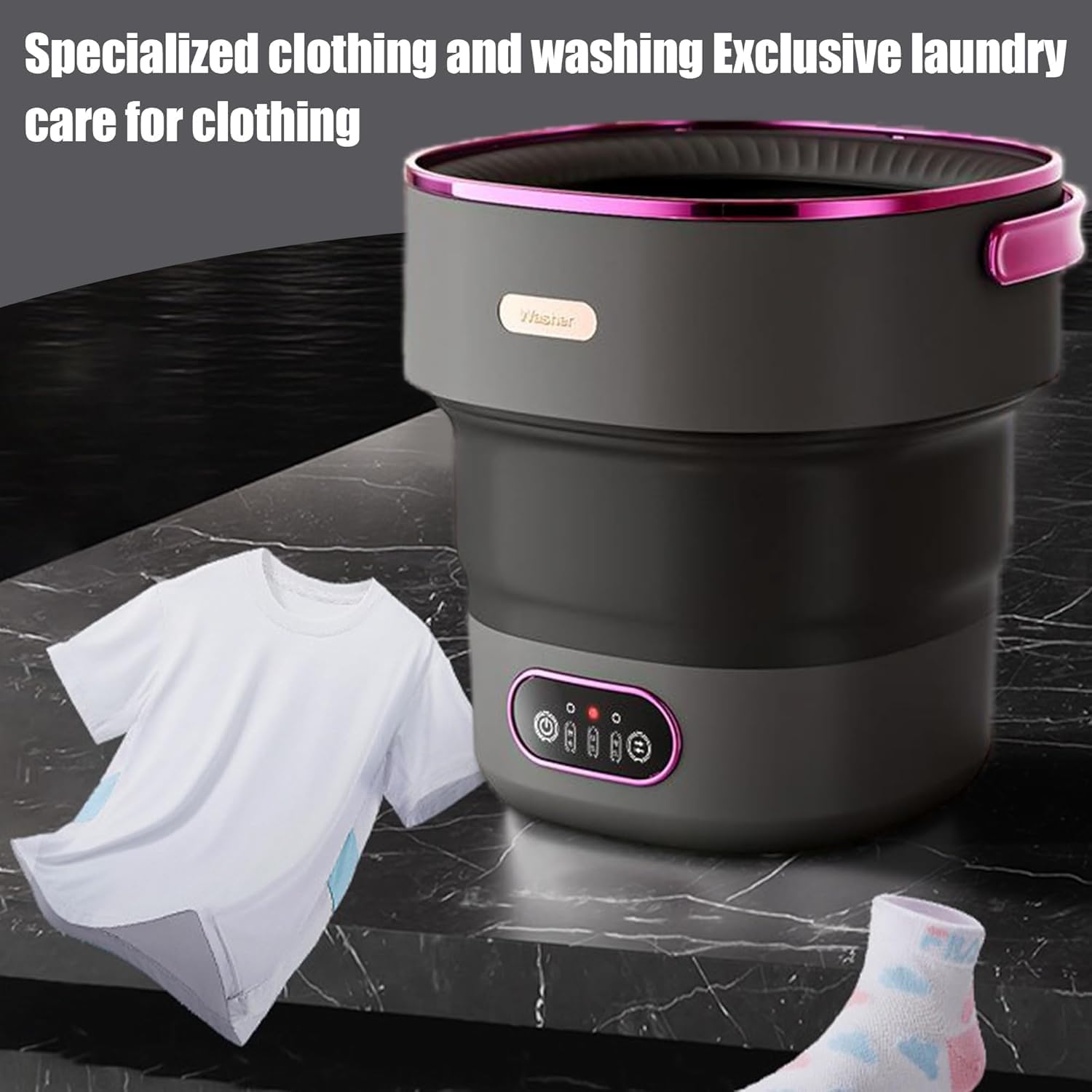 Lavadora Portátil de 13L con 3 - Baby Clothing Washing Machine reseña y precio