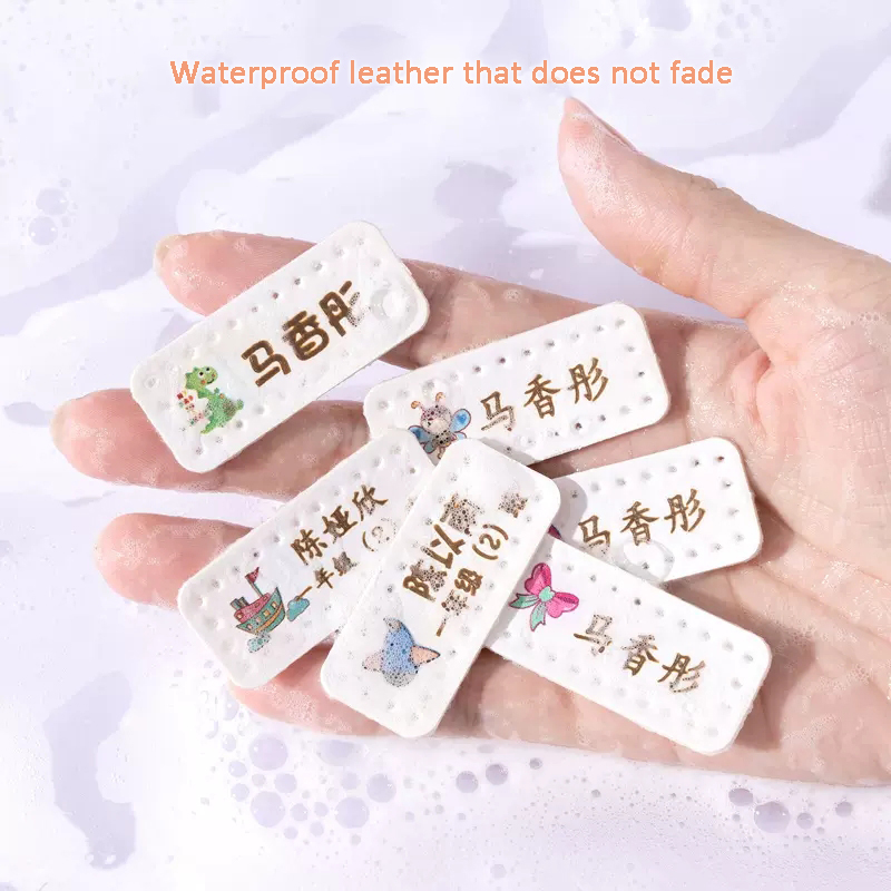 Etiqueta de cuero personalizad - Baby Clothing Labels reseña y precio