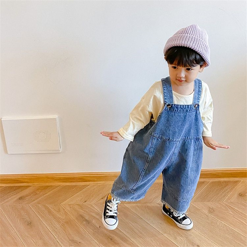 Pantalones holgados de pierna  - Baby Overall Denim reseña y precio