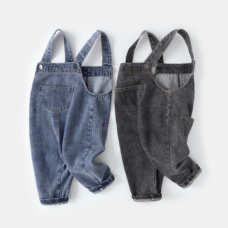 Peto vaquero para bebé, pantal - Baby Overall Denim reseña y precio