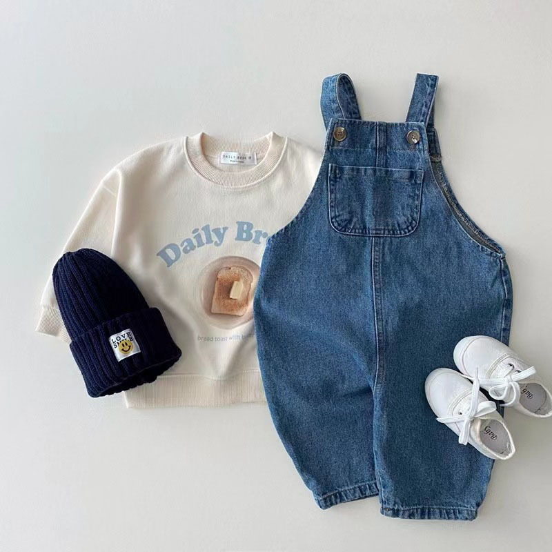 2025 otoño nuevo bebé Denim mo - Baby Overall Denim reseña y precio