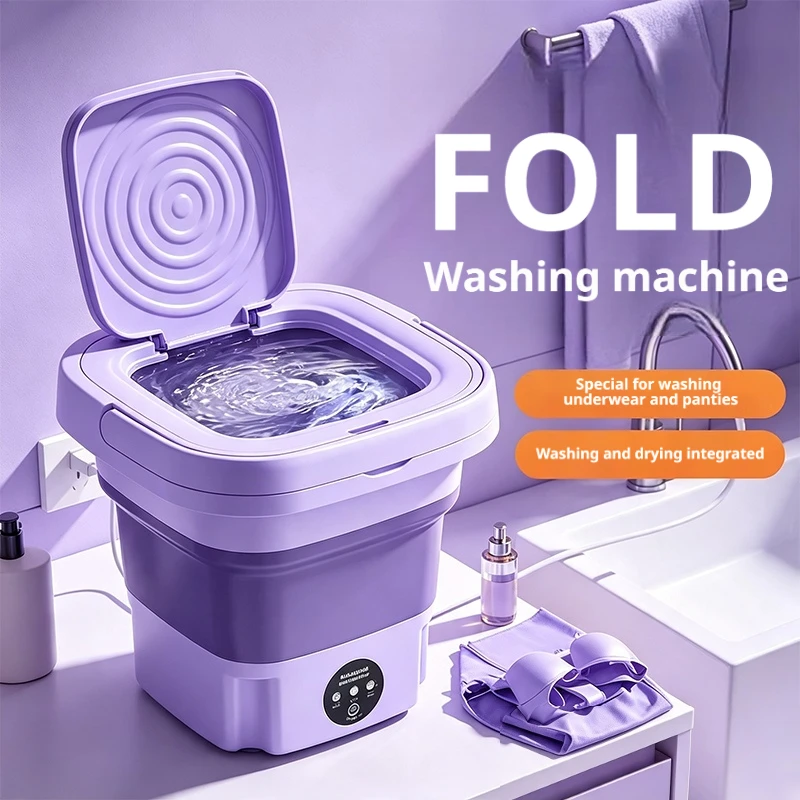 Mini Lavadora Plegable de 9L,  - Baby Clothing Washing Machine reseña y precio