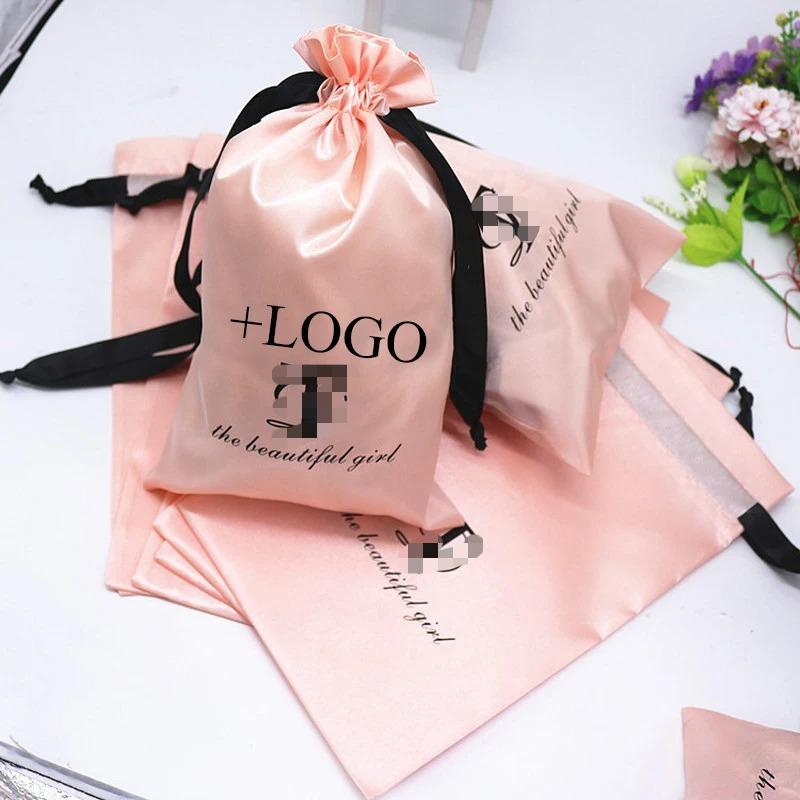 Bolsa de satén de seda rosa pa - Baby Zebra Clothing reseña y precio