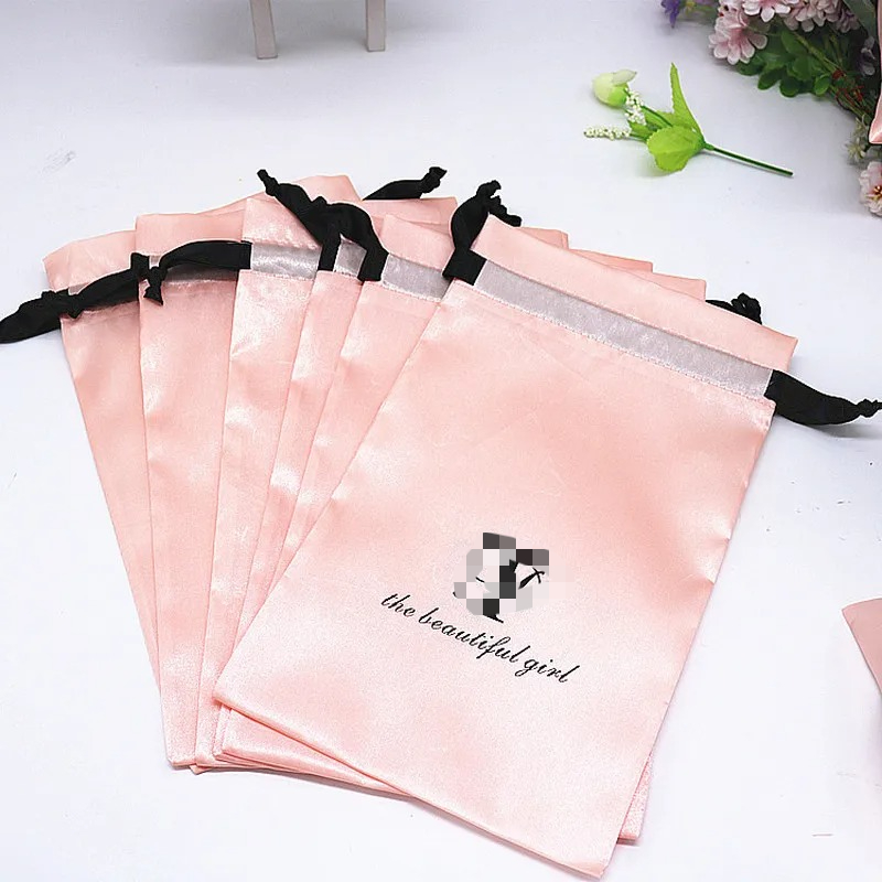 Bolsa de satén de seda rosa pa - Baby Zebra Clothing reseña y precio