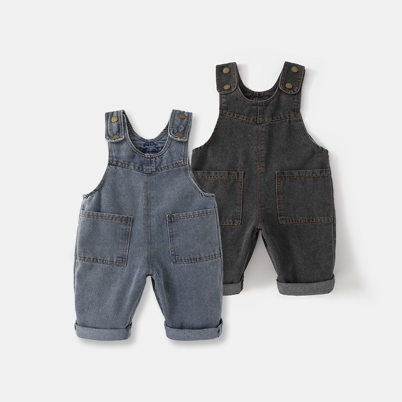 Nuevo Mono de Mezclilla Lavada - Baby Overall Denim reseña y precio