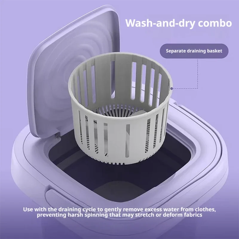 Mini lavadora plegable de 9 li - Baby Clothing Washing Machine reseña y precio