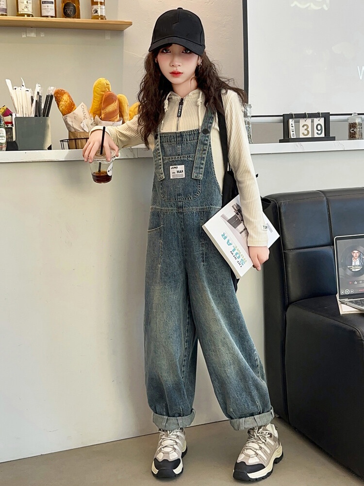 Monos de primavera cómodos par - Baby Overall Denim reseña y precio