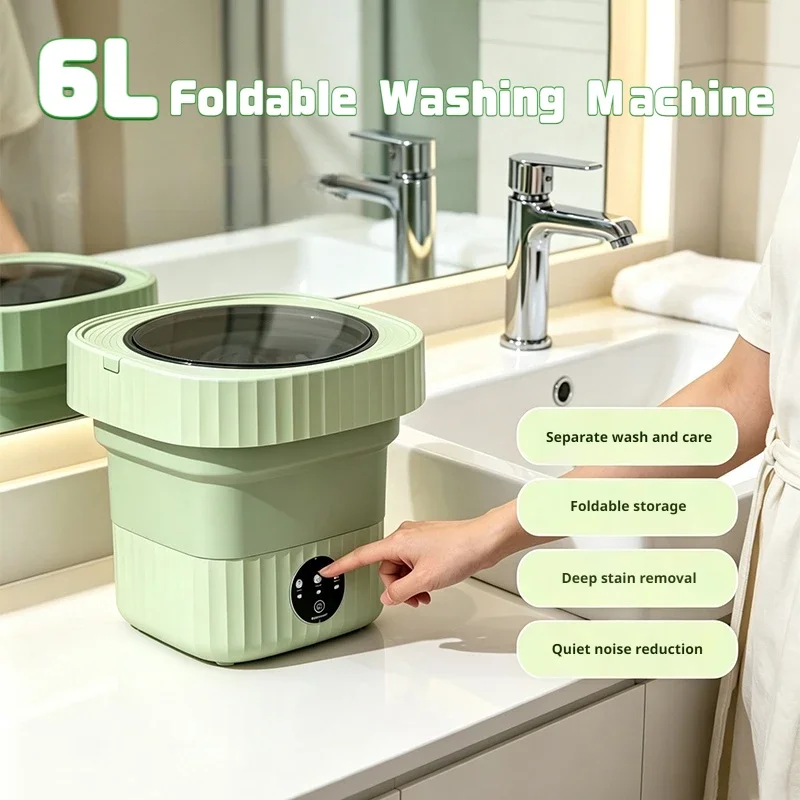 Lavadora Portátil Plegable de  - Baby Clothing Washing Machine reseña y precio