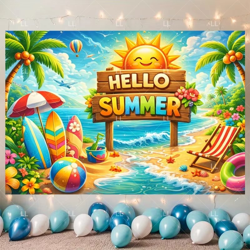 Decoración para Fiesta de Play - Baby Clothing Hawaii reseña y precio